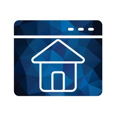 Beyaz arkaplanda ev vektörü illüstrasyonu 