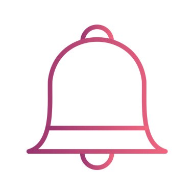 Çan simgesi vektör illüstrasyonu