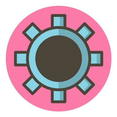 Seo ve pazarlama simgelerinin vektör illüstrasyonu