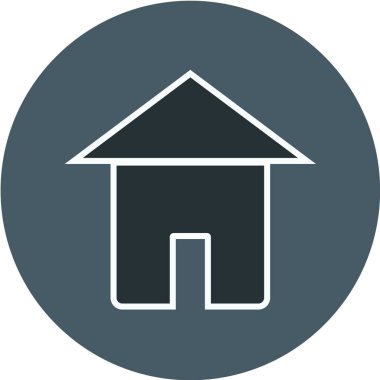 Ev simgesi vektör illüstrasyonu