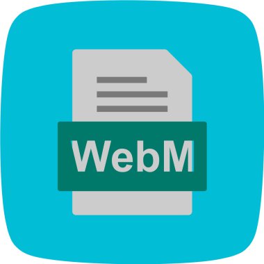 dosya biçimi simgesi, vektör illüstrasyonu