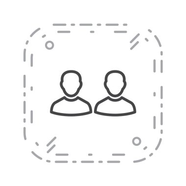 İş vektörü illüstrasyonu beyaz arkaplanda izole edildi 