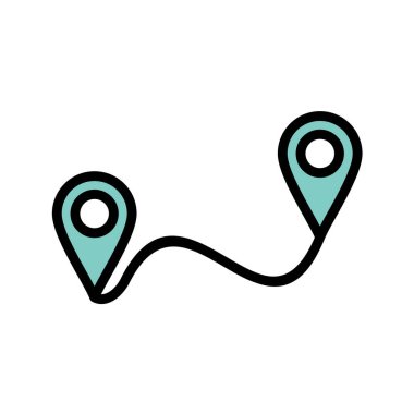 Harita işaretleyici vektör illüstrasyonuName