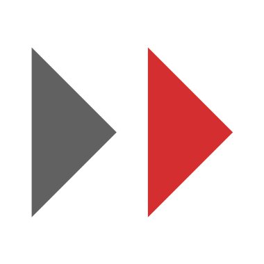 ok simgesi illüstrasyonu izole vektör işareti