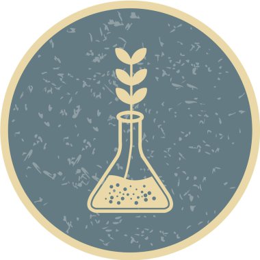 Laboratuvar şişesinin vektör illüstrasyonu