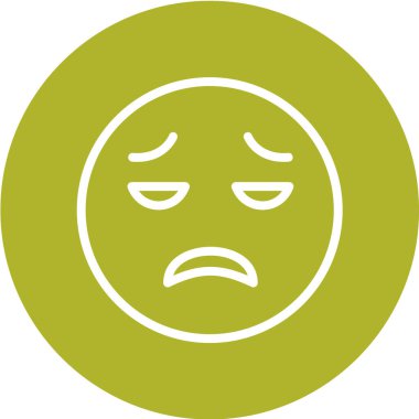 Moda Biçimli Emoji Simgesi İzole Arkaplan 