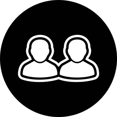 Moda Biçimli İnsanlar Simgesi İzole Arkaplan