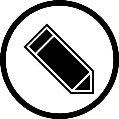 Siyah arkaplanda bir harfin simgesi olan vektör