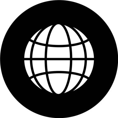 beyaz arkaplanda siyah simge izole edildi