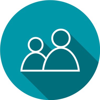 kullanıcı simgesi, vektör illüstrasyonu. düz tasarım biçimi