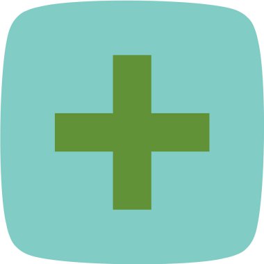 Artı tabela çizimi. vektör.