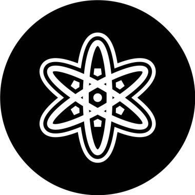 Kutsal geometri simgesinin vektör illüstrasyonu