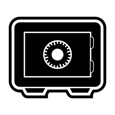 Moda Biçiminde Güvenli Simge İzole Arkaplan 