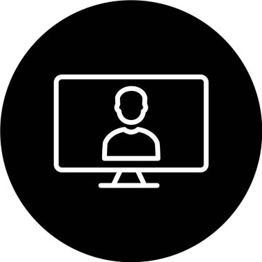 ekranlı kullanıcı simgesi