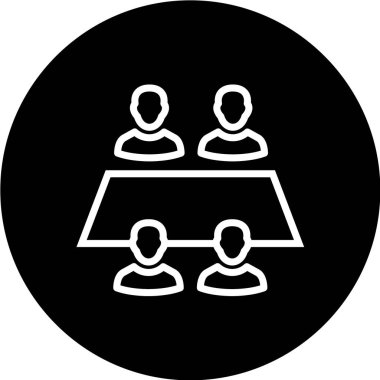 iş simgesi vektör illüstrasyonu