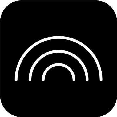 Kablosuz ağ ikonu, vektör illüstrasyonu. düz tasarım biçimi