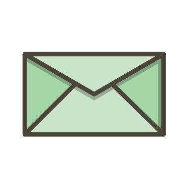 zarf e- posta simgesi vektör illüstrasyon grafik tasarımı