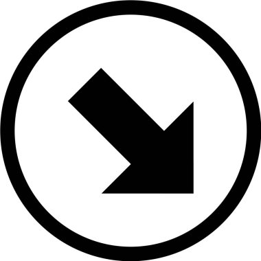 yön ok vektör simgesi