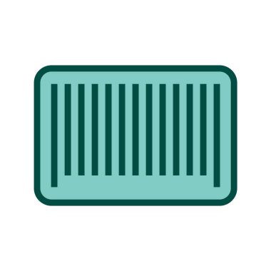  Moda Biçiminde Barkod Simgesi İzole Arka Gruplandırılmış