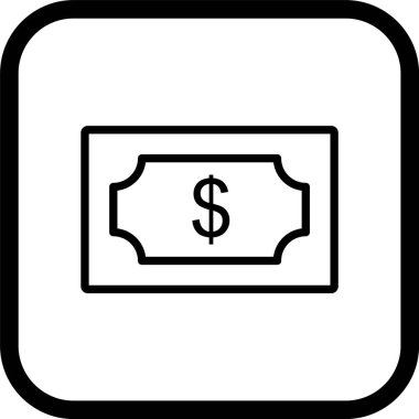 Dolar Simgesi Moda Biçiminde İzole Arkaplan      