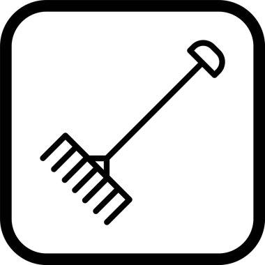 Moda Biçiminde Tırmık Simgesi İzole Arkaplan      