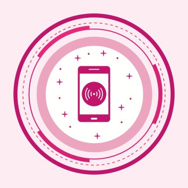 Hızlı nokta Mobil Uygulama Simgesi Moda Biçimli İzole Arka Gruplandırılmış