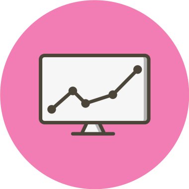 Seo simgesinin vektör illüstrasyonu