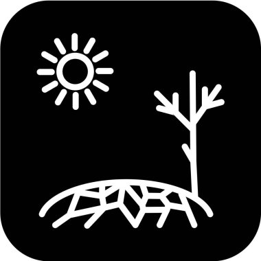 Bir kaktüsün vektör çizimi