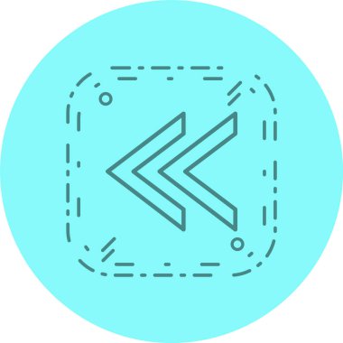 Moda Biçimli Ayrı Arkaplanda Önceki Simge