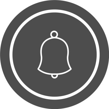 Çan simgesi vektör illüstrasyonu