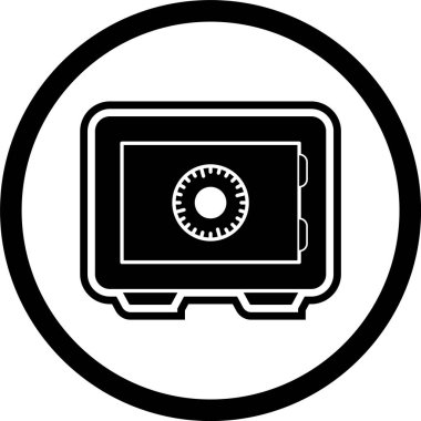 Moda Biçiminde Güvenli Simge İzole Arkaplan 