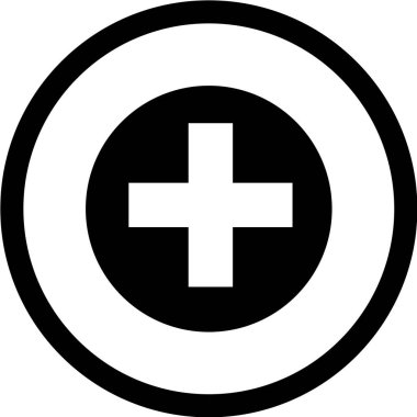 beyaz arkaplanda siyah simge izole edildi