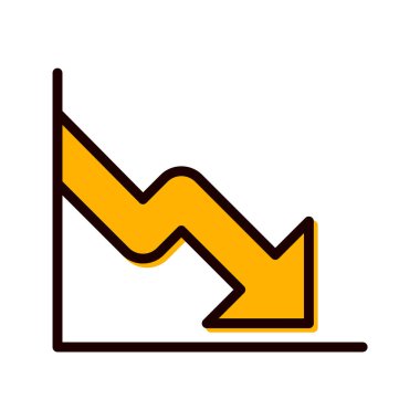 İş Sonbaharı Simgesi Moda Biçimli Ayrı Arka Gruplandırma