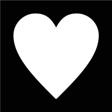 beyaz arkaplanda siyah simge izole edildi