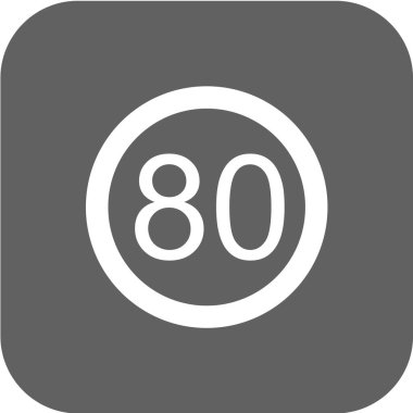 Yol simgesi, vektör illüstrasyonu