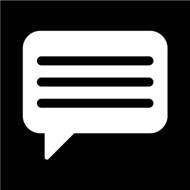 beyaz arkaplanda siyah simge izole edildi