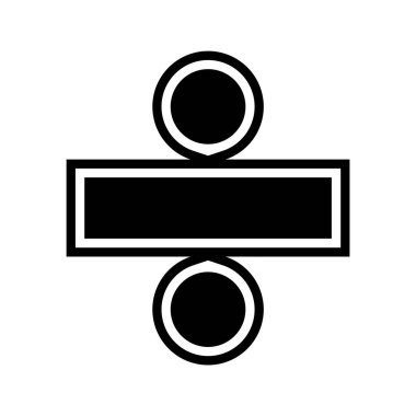 Simgeyi Moda Biçimli İzole Arkaplanda Böl