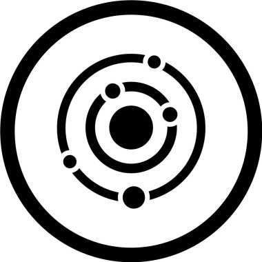 Bilim simgesi vektör illüstrasyonu