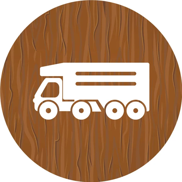 木製のワゴンのベクトル図 — ストックベクタ