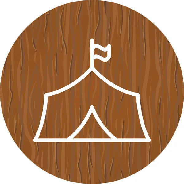 Icono Tienda Estilo Moda Fondo Aislado — Vector de stock