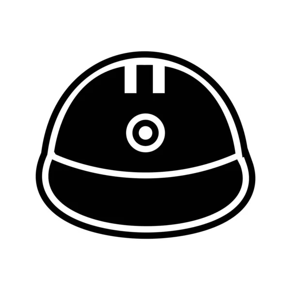 Helm Ikone Trendigen Stil Isolierten Hintergrund — Stockvektor