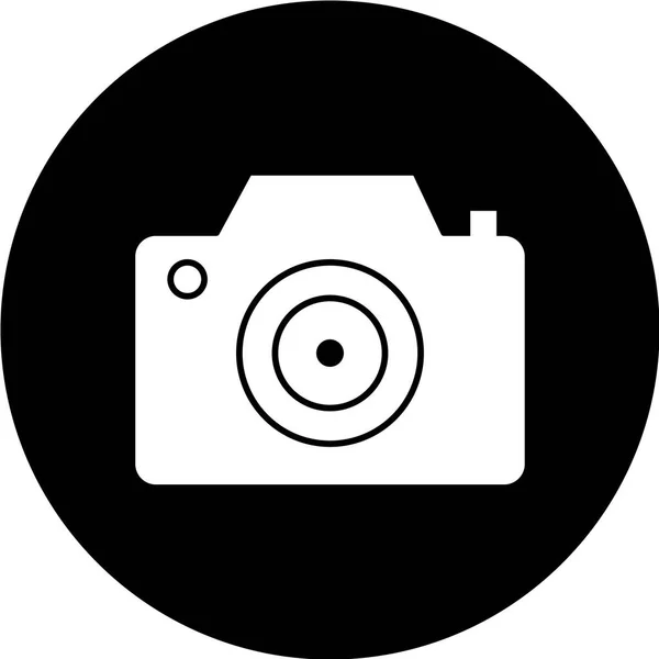 Ilustração Vetorial Ícone Câmera —  Vetores de Stock