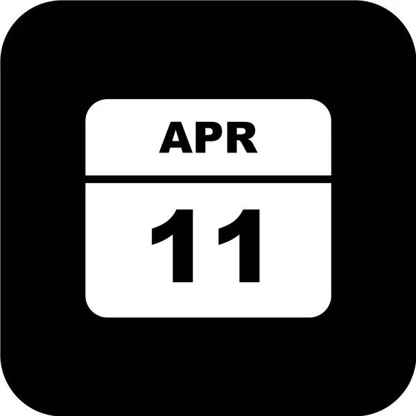 Calendar Icon Date Vector Illustration — Stock Vector