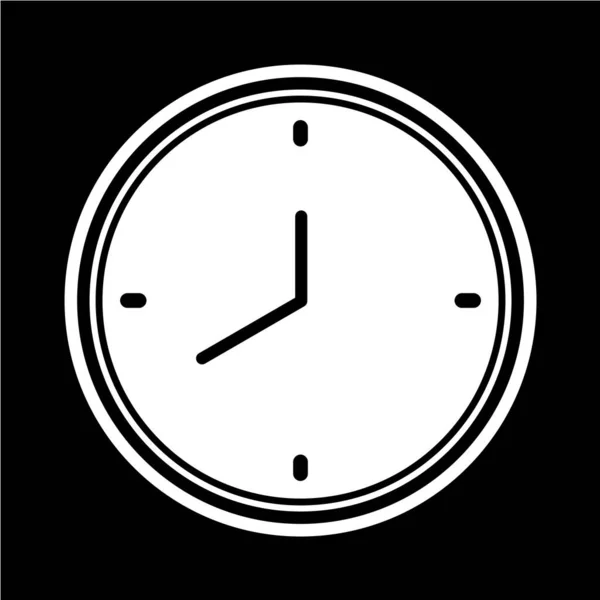 Zeit Ist Eine Uhr — Stockvektor