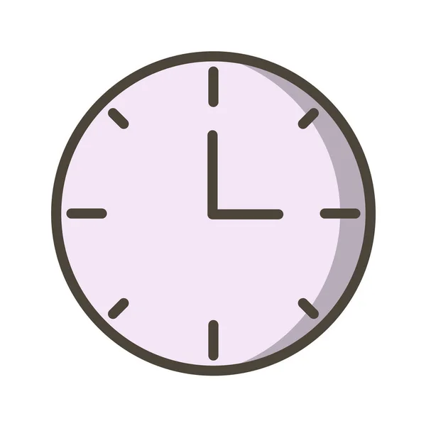 Icône Horloge Illustration Vectorielle — Image vectorielle