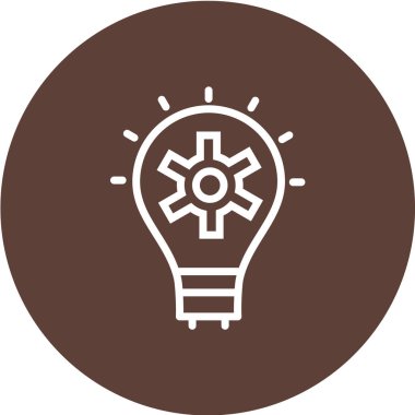 ampul simgesi, vektör illüstrasyonu