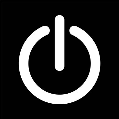 güç düğmesi vektör simgesi