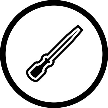 Moda Biçimli Şiş Simgesi İzole Arkaplan