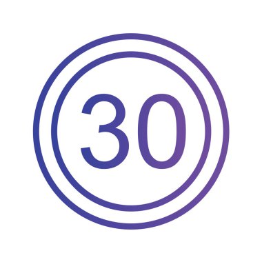 Yol simgesi, vektör illüstrasyonu