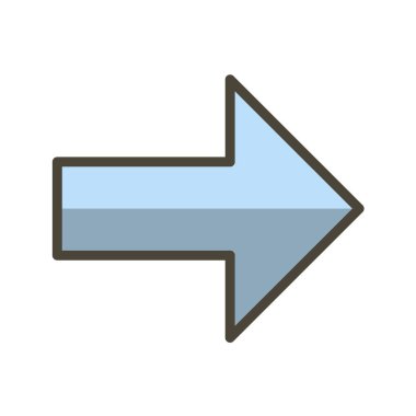 ok simgesi vektör illüstrasyonu